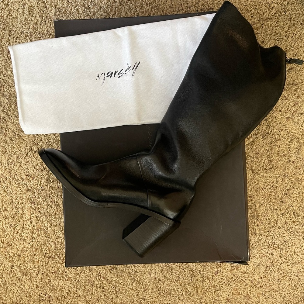 Marcell Black Tapiro High Boots